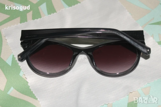 Оригинални дамски слънчеви очила SWAROVSKI, пълен комплект, снимка 5 - Слънчеви и диоптрични очила - 51284706