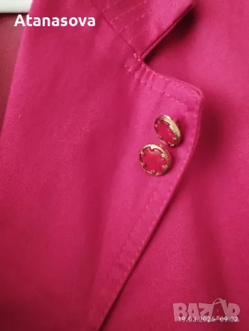 Продавам макси червено сако от висококачествен памук 