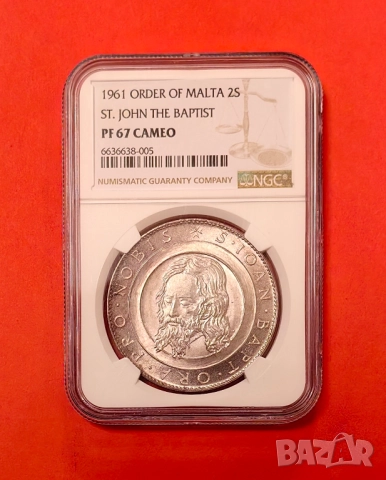 Малтийски орден - лот монети 1961 NGC - Злато,Сребро, снимка 12 - Нумизматика и бонистика - 52283882