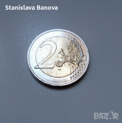 Литовска монета от 2 евро от 2015г., снимка 2 - Нумизматика и бонистика - 53147637