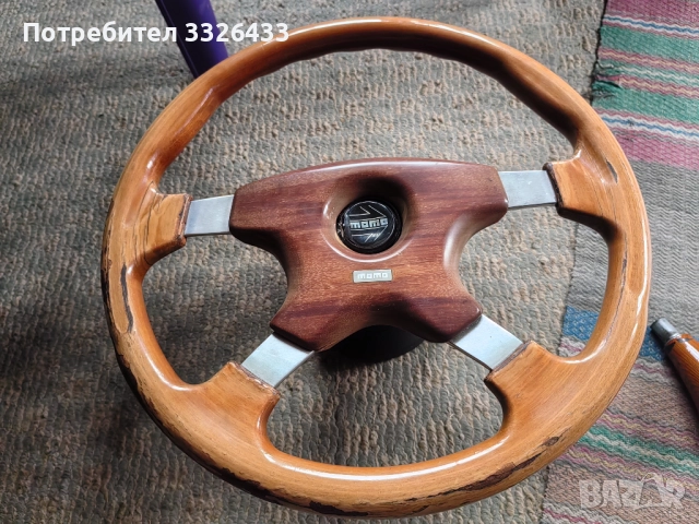 Оригинален Момо дървен волан и топка за Мерцедес , снимка 7 - Автомобили и джипове - 52376358