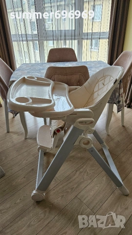 Столче за хранене Mappy детско / бебешко – регулируем като ново, снимка 5 - Столове - 53717589