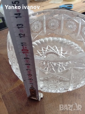 Купа кристал, снимка 6 - Антикварни и старинни предмети - 54140791