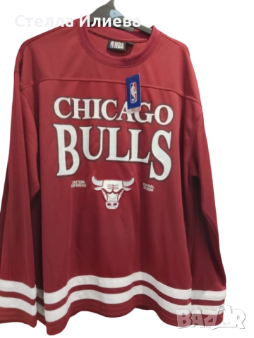 Блуза NBA Chicago Bulls , снимка 2 - Блузи с дълъг ръкав и пуловери - 52285274