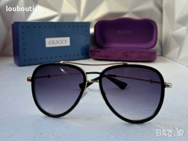 -45 % Gucci разпродажба дамски слънчеви очила авиатор ликвидация, снимка 3 - Слънчеви и диоптрични очила - 45200258