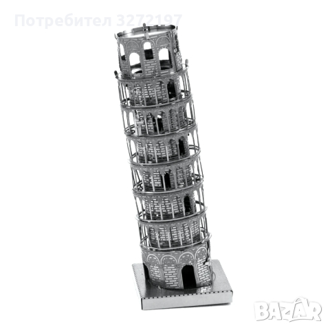 3D лазерно изрязан металeн пъзел Кулата в Пиза - Направи си сам., снимка 3 - Пъзели - 45021951