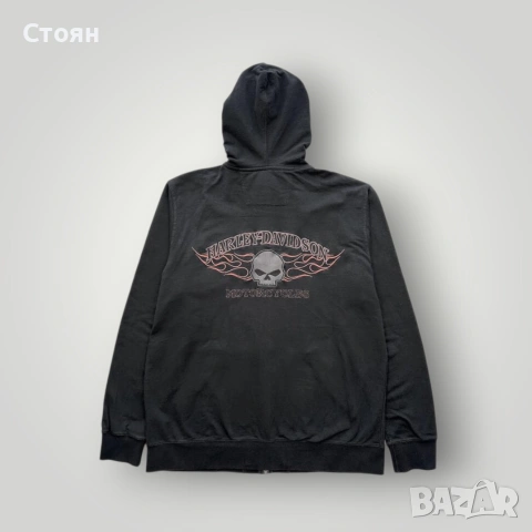 Vintage Harley-Davidson Суичър с Цип