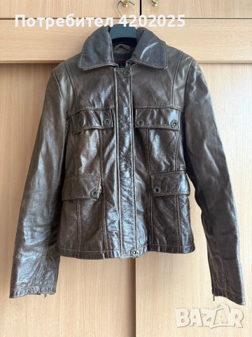 Уникално кожено яке Guess 100% естествена кожа