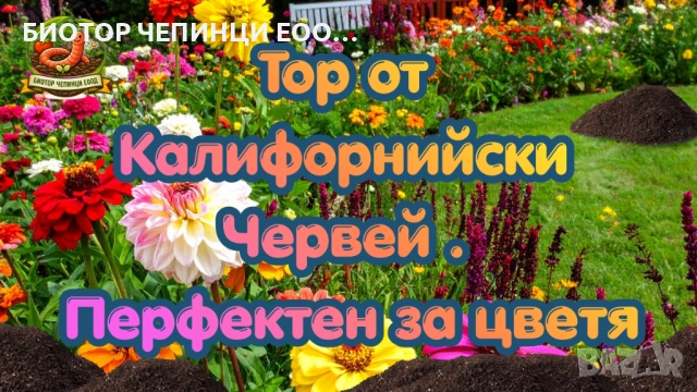 🌸 Тор от Калифорнийски Червей – перфектен за цветя