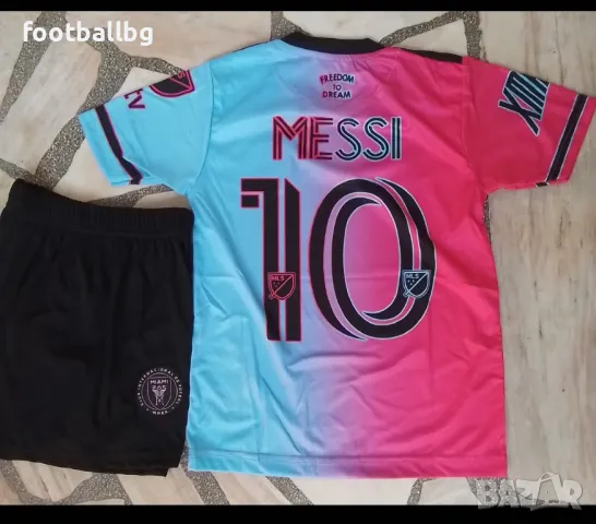 MESSI 🩷🖤⚽️ ПОСЛЕДНИ бройки детско юношески футболни екипи INTER MIAMI , снимка 10 - Футбол - 42206407