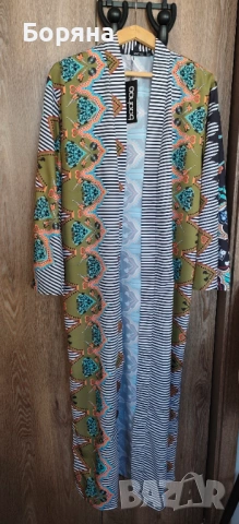 Boohoo ново кимоно плажно парео с флорален принт, снимка 4 - Бански костюми - 53917043