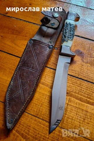 Спортен нож Вихрен на ножарската фабрика Петко Денев гр.Габрово, снимка 11 - Ножове - 53143452