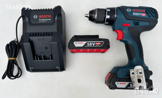 BOSCH GSR 18V-28 - Акумулаторен винтоверт 18V като нов!, снимка 3 - Винтоверти - 52897575