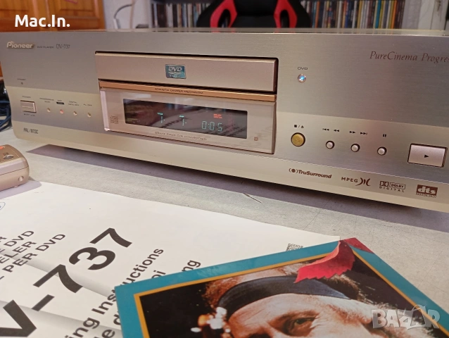 Pioneer DVD Playr DV-737, снимка 2 - Плейъри, домашно кино, прожектори - 53666394