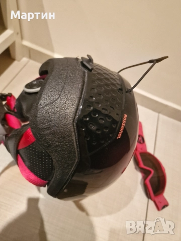 Rossignol Скиорска детска каска с очила Whoopee Impacts RKIH504 Розов, снимка 4 - Зимни спортове - 52542015