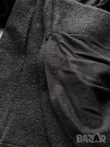 Черно дамско вълнено палто марка NATALEE - XL/2XL, снимка 5 - Палта, манта - 27288773