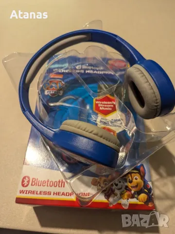 Детски Bluethoot слушалки Paw Patrol, снимка 2 - Bluetooth слушалки - 47208429