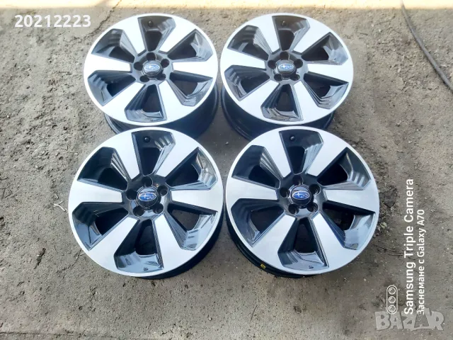 4 броя алуминиеви джанти за Subaru Forester,Legasy,Impreza 17