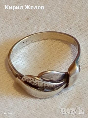 Винтидж ажурен сребърен пръстен майсторска ръчна изработка 39229, снимка 6 - Пръстени - 52735484