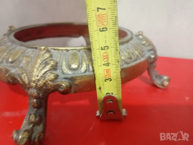 Барокова поставка,постамент, снимка 3 - Настолни лампи - 38040187