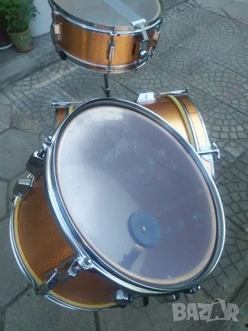 Барабани Maxwin Pearl 3 бр. Brushed Copper Vintage, снимка 14 - Ударни инструменти - 51230336