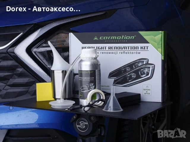 Комплект за възстановяване на пластмасови фарове – професионален, снимка 9 - Аксесоари и консумативи - 53619530