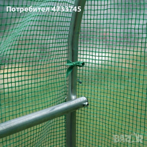 Резервно покривало за оранжерия 3x2x2м – Армирано UV , с цип и прозорци (без рамка), снимка 6 - Оранжерии - 53438916