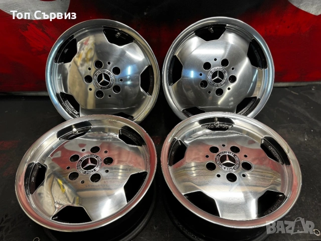Ретро алуминиеви джанти за Мерцедес, BWA, 15 цола, снимка 4 - Гуми и джанти - 53620983