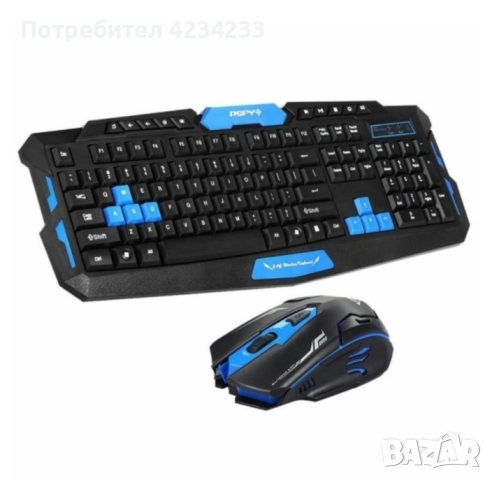безжична клавиатура и мишка , снимка 3 - Клавиатури и мишки - 52909150