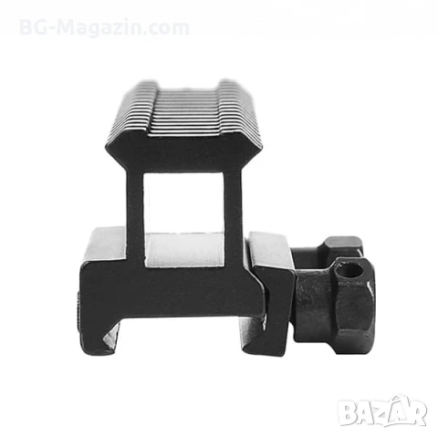 Пикатини повдигащ адаптер уивър база стойка за оптика прицел бързомер въздушна ловна пушка мерник, снимка 6 - Оборудване и аксесоари за оръжия - 51092419