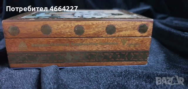 Ръчно изработена дървена кутия с изображение на бог Ганеша, снимка 6 - Антикварни и старинни предмети - 53013439