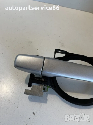 Задна лява външна дръжка на врата сребриста за Peugeot 4007 2.2 HDI (2009), снимка 3 - Части - 53646390