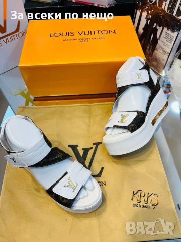 Дамски сандали Louis Vuitton Код D167, снимка 3 - Сандали - 46418732