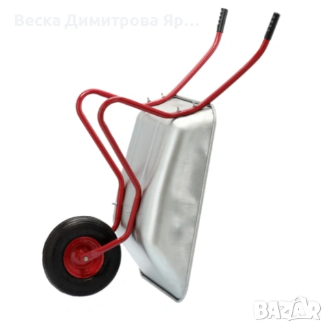 Градинска количка с товаропоносимост 100 кг - голям капацитет и стабилна основа, снимка 14 - Градинска техника - 53858028