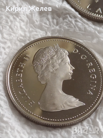 Лот монети 12 броя Канадски долари, центове непипани мат гланц перфектно състояние 42635, снимка 3 - Нумизматика и бонистика - 45021157