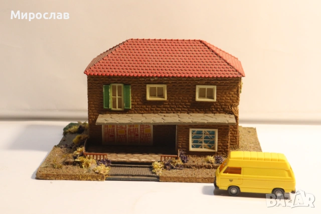 FALLER? KIBRI? VOLLMER? H0 1/87 СГРАДА КЪЩА ВАГОН ВЛАК ЖП