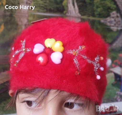 Детски шапки ангорска вълна