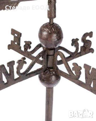 ЧУГУНЕН ВЕТРОПОКАЗАТЕЛ "ПЕТЛЕ", снимка 4 - Декорация за дома - 51207755