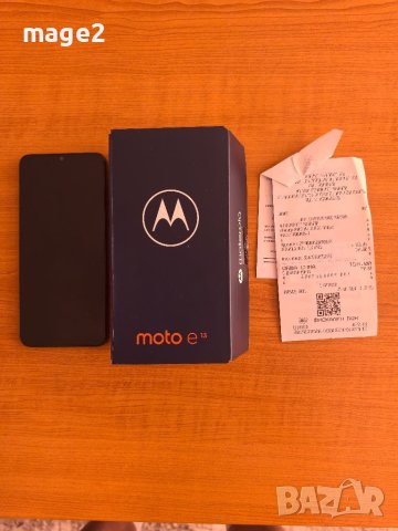 Motorola Moto E13 64GB 2GB RAM Dual Cosmic Black, снимка 1 - Motorola - 46444130