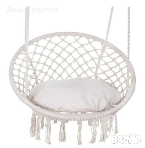 Висяща градинска люлка, снимка 2 - Градински мебели, декорация  - 53839603