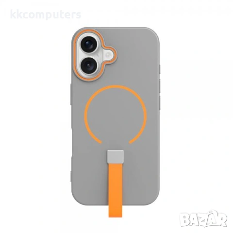 Калъф силикон Loop Thin MagSafe / Сив / за iPhone 17 Pro 6.3 + Протектор Баркод : 3133478, снимка 2 - Калъфи, кейсове - 53121653