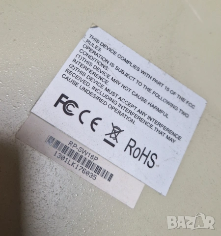 16-портов суич Repotec RP-SW16P (10/100 Mbps), снимка 3 - Суичове - 54206882