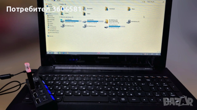 USB HUB 4 и 7 гнезда/Разклонител на USB с 4 и 7 гнезда, снимка 5 - Кабели и адаптери - 45909354