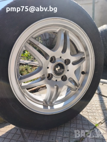 Алуминиеви джанти с гуми , снимка 2 - Гуми и джанти - 53850695