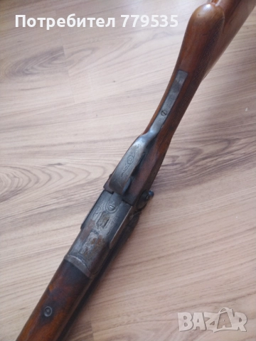 СТАРА ДВУЦЕВНА ПУШКА  16 кал., снимка 4 - Антикварни и старинни предмети - 51813642