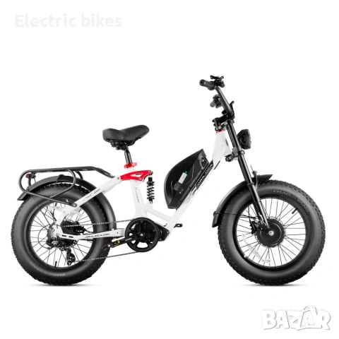 Електрически велосипед Eahora LUNA II – 48V 20Ah | 1000W, Fat Bike 20", снимка 3 - Велосипеди - 53171508