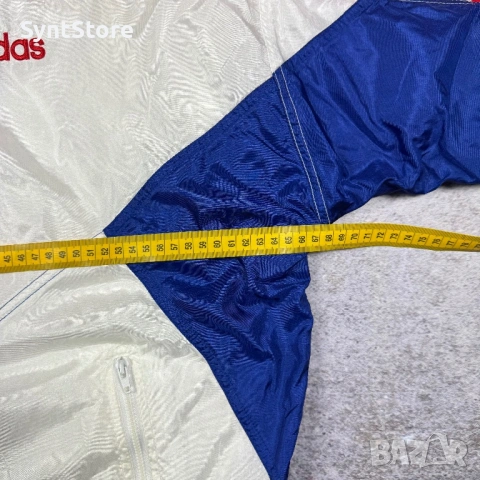 Рядка Vintage Adidas "All Nations" Windbreaker – 90-те години – XL, снимка 7 - Спортни дрехи, екипи - 53513428