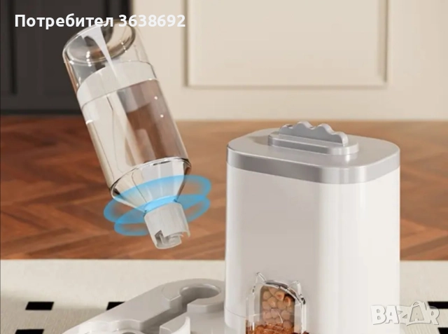 Комбинирана поилка и хранилка за куче или котка, снимка 2 - За кучета - 52735340