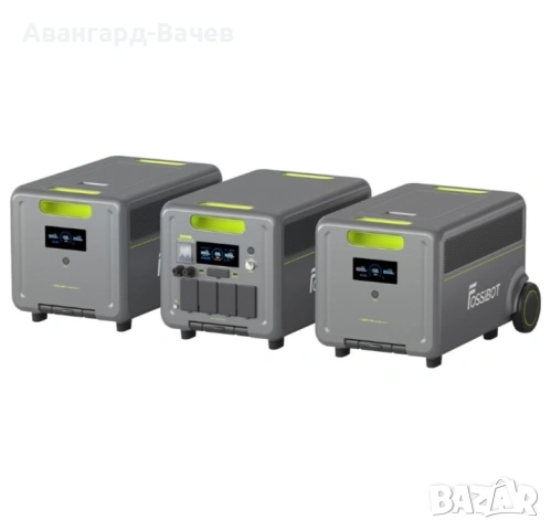 Преносима захранваща станция FOSSiBOT F7200 + разширителна батерия FB5222 5222Wh , снимка 2 - Друга електроника - 53935707