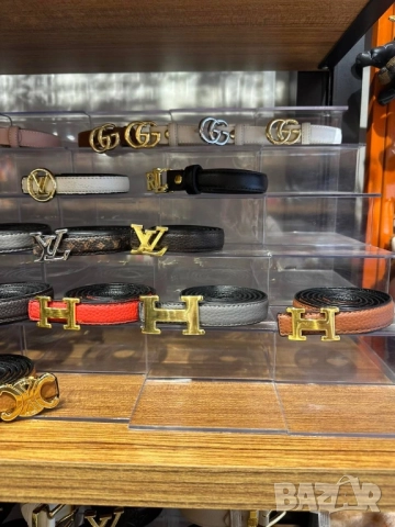 колани от естествена кожа в кутия celine hermes ysl saint laurent , снимка 2 - Колани - 51699964